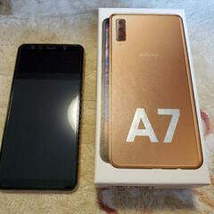 【付属品未使用】Galaxy A7 ゴールド 美品