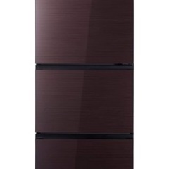 ハイセンス　冷蔵庫　282L ブラウン　2020年製の画像