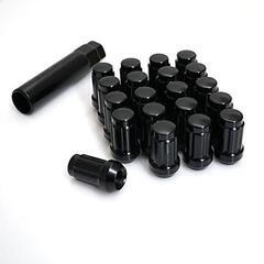 ブラック　M12 x P1.25　スチール ホイールナット ロックナット C1の画像