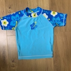 ラッシュガード　100cm ハイビスカス