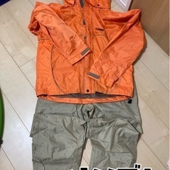 《中古》ウォーターロックス 上下セット沖釣り フィッシングジャケ...