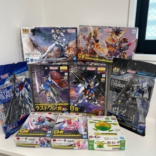 一番くじ　ガンダムのガンプラ9点