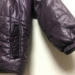 美品　フード付きキッズジャンバー95の画像