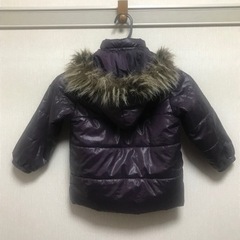 美品　フード付きキッズジャンバー95の画像
