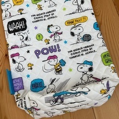 入園準備グッズ　スヌーピーレッスンバッグ、シューズ入れの画像