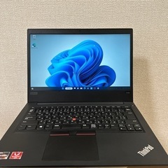 交渉中 ノートPC　Lenovo　ThinkPad E495　メモリ16GB　SSD500GB