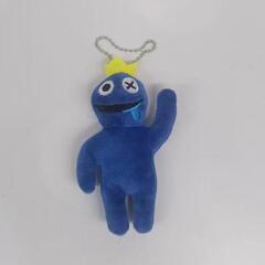青　レインボーフレンズ 10ｃｍ　ぬいぐるみ　キーホルダー　新品　C1