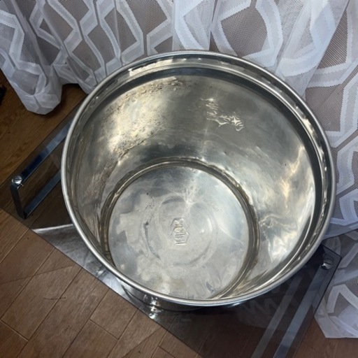 ⭐︎ステンレス缶⭐︎ドラム缶 アウトドア キャンプ バーベキューコンロなどに♪ L2