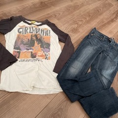 SLYトップス入り　デニム　トップスセット