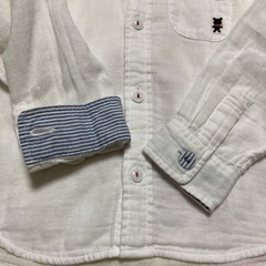 お取引中54☆ミキハウスYシャツ95の画像