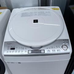 ★【シャープ】乾燥洗濯機　2019年 8kg 洗濯8k 乾燥4.5kg　穴無しステンレス槽(ES-TX8D) 【3ヶ月保証付き★送料に設置込み】💳自社配送時🌟代引き可💳※現金、クレジット、スマホ決済対応※