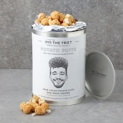 AND THE FRIET POTATO PUFFS 空缶の画像