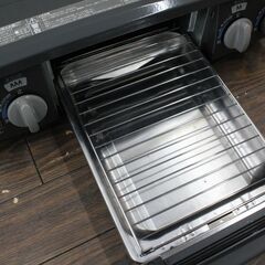 札幌 引き取り ☆ Rinnai/リンナイ グリル付ガステーブル KGM33NDGL(RT33NJH) グレー 強火力の位置：左 クリスタルコート（硬質ホーロー） ＬＰガス用 グリル：水無し片面焼 の画像