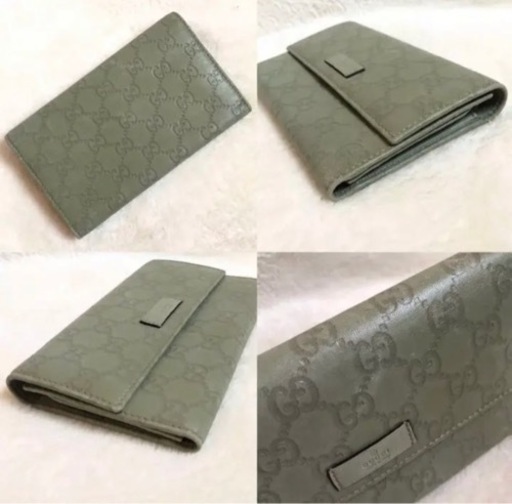 GUCCI グッチ シマ 長財布 三つ折り 正規品 レザー