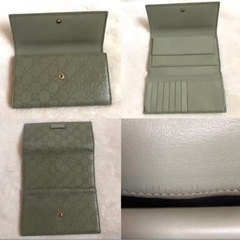 GUCCI グッチ シマ 長財布 三つ折り 正規品 レザーの画像