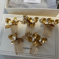 【超美品】orgablanca ヘアアクセサリCICADA 5comb正規店購入 おしゃれ花嫁様ウエディングアクセサリー＆ドレスレンタル|orgablanca