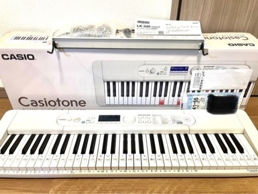 カシオ　光ナビゲーションキーボード LK-520