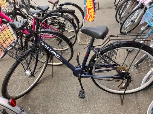 27インチ ギア付き 自転車 ママチャリ No.370● ※現金、クレジット、スマホ決済対応※