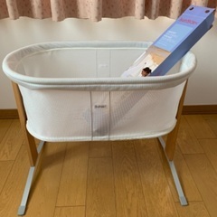 お値下げ！ベビービョルン　クレードル　ベビーベッド　キャノピー付 ☆お取引中☆【美品】ベビービョルン クレードル 専用キャノピーセット