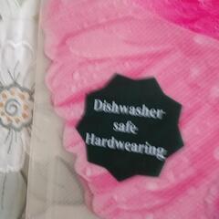 ランチョンマット、コースター付きの画像