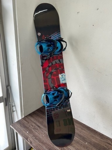 お引取り限定 美品 K2 SPITFIRE 148cm メンズスノーボード板 ビンディング付き