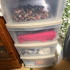 収納ケース差し上げます。