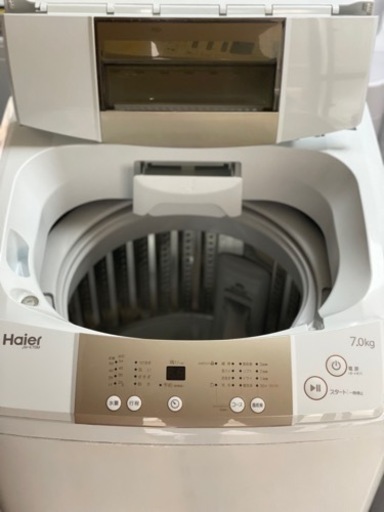 送料・設置込み　洗濯機　7kg Haier 2017年