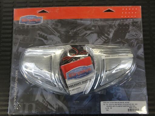 ☆バイク部品　パーツ　クリアキン製　7364　ヘッドライトアウタートリム　長期在庫　新古品