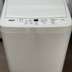 送料・設置込み　洗濯機　6kg ヤマダ　2021年製