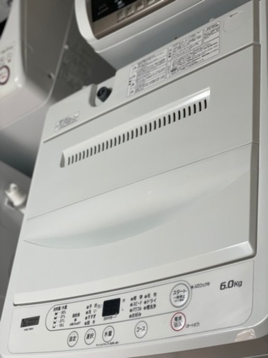 送料・設置込み　洗濯機　6kg ヤマダ　2021年製
