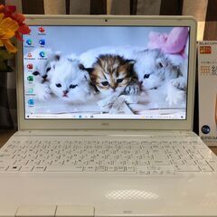 ?美品・新品爆速記憶装置SSD240GB交換済?高速i5第3世代・Webｶﾒﾗ/メモリ4GB?Win11・Win10選択可・Office2021付/人気のクロスホワイト/15.6ｲﾝﾁ/無線LAN/ﾒﾓﾘ/DVD/CD再生ソフト付　No.2302001