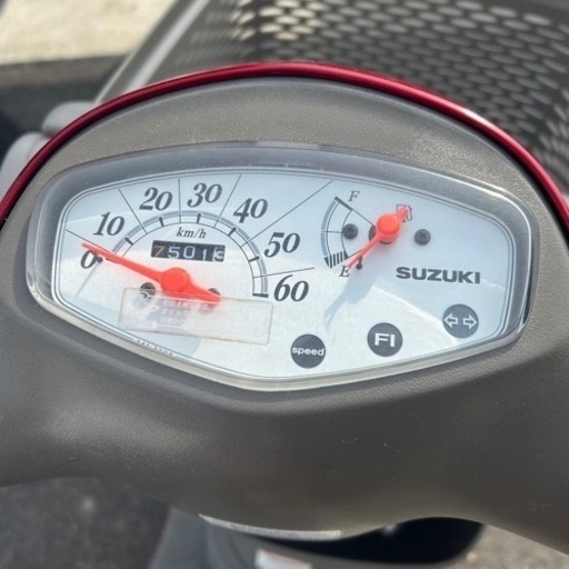 ☆長野県☆スズキ　レッツ4 バスケット原付　バイク　50cc スクーター　４スト