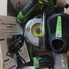 (ジャンク)リチウム電池式のインパクトドライバーとマルノコ
