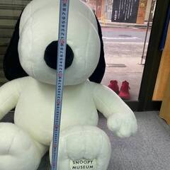 限定 超特大 直接引取可 スヌーピーミュージアム ぬいぐるみ