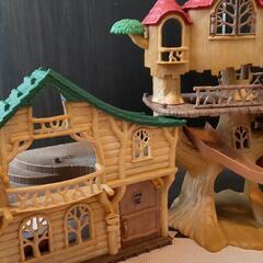 シルバニアファミリー赤い屋根の家4つまとめて