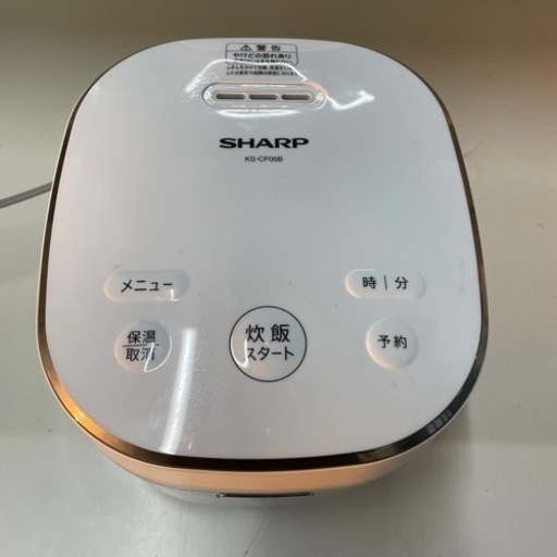 SHARP  ジャー炊飯器　2019年製