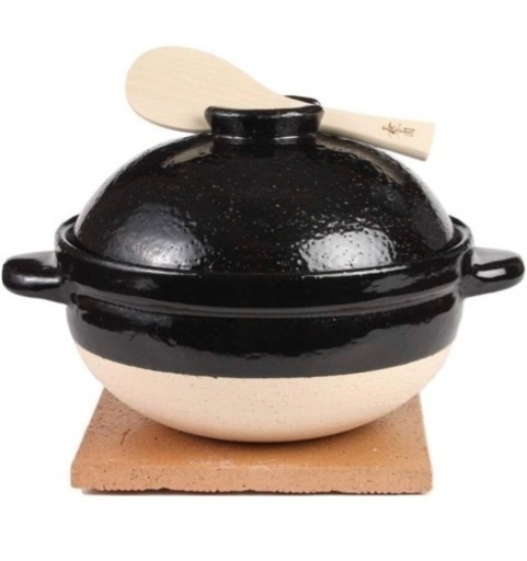 【ご来店限定】未使用品＊長谷園 3合炊き 炊飯土鍋 かまどさん＊0203-4