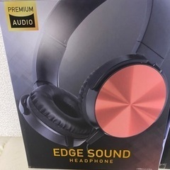 ヘッドホン　新品未使用　黒　青