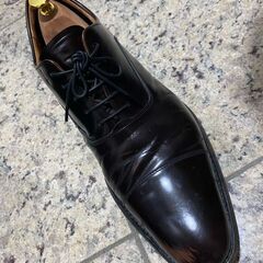 【中古】REGALの革靴(茶色 約26.5cm)、お売りいたします。の画像