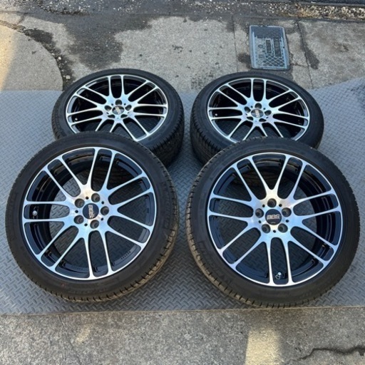 BBS 100 5H 美品　バリ山　プリウス　86 BRZ 等　RE 17インチ