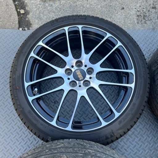 BBS 100 5H 美品　バリ山　プリウス　86 BRZ 等　RE 17インチ