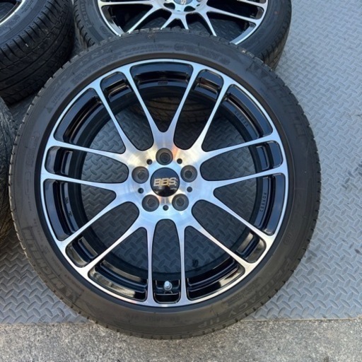 BBS 100 5H 美品　バリ山　プリウス　86 BRZ 等　RE 17インチ
