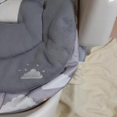 最終お値下げです！美品ハイローチェア　お食事シート２枚付き　説明書ありの画像