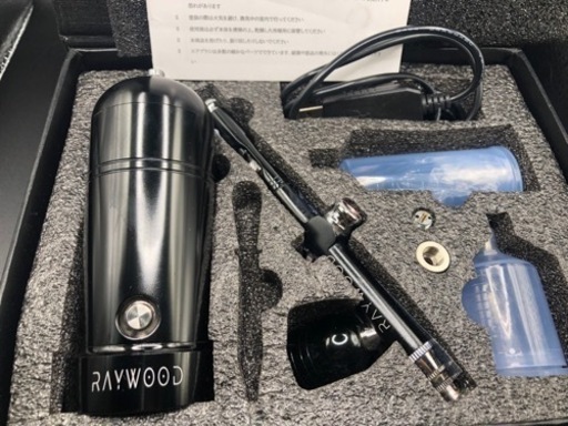 ミニ エアーブラシセット RAYWOD USB充電式ミニコンプレッサー付