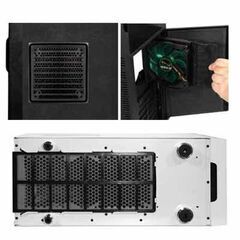 NANOXIA: Deep Silence 1 (Rev. b) Mid Tower Case と Corsair H100i V2の画像