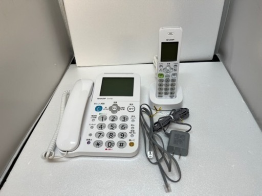 N420★SHARP製★2018年製★デジタルコードレス電話機★6ヶ月保証付き