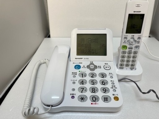 N420★SHARP製★2018年製★デジタルコードレス電話機★6ヶ月保証付き