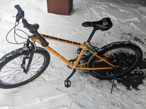 雪上用の自転車
