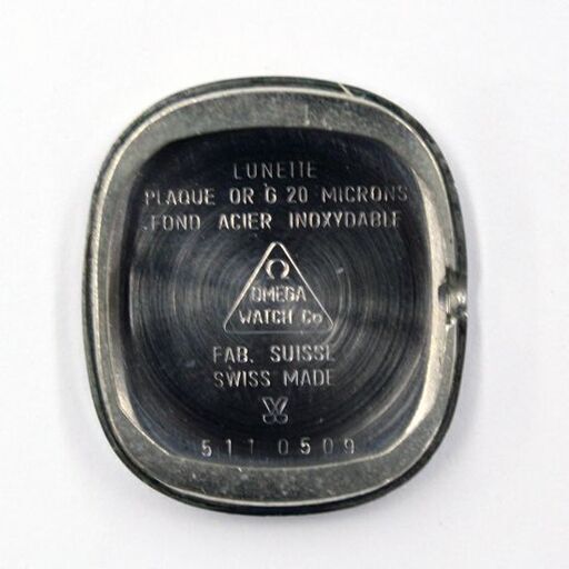 本物 OMEGA De Ville 腕時計 手巻 17石 Cal.625 2針 ゴールド系文字盤 レディース オメガ 動作品 札幌市 
