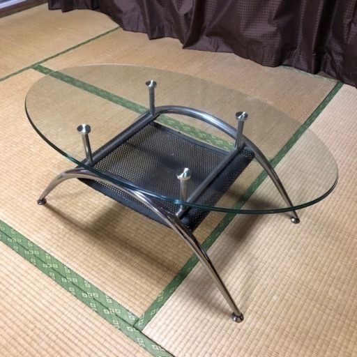 おしゃれ✨ガラス天板センターテーブル